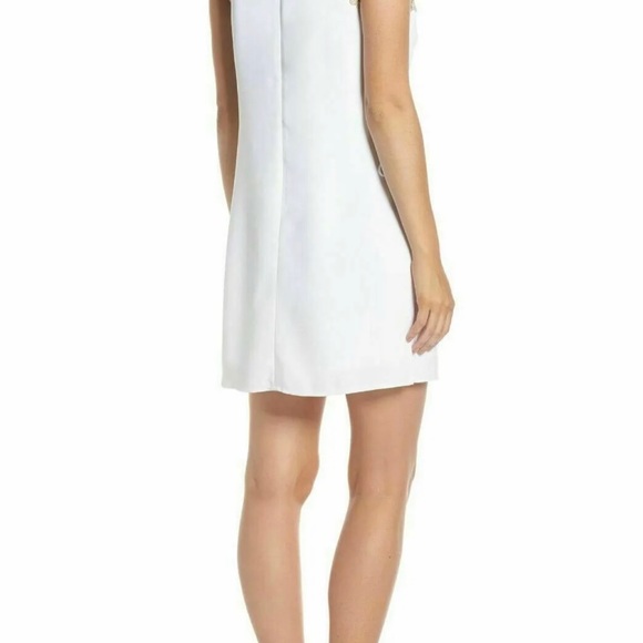 NWT Lilly Pulitzer Pearl Romper White Gold Dress - Picture 8 of 12